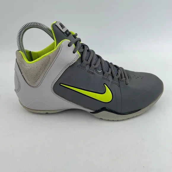 Nike Shoes Nike Kids Av Pro 4 Grey Yellow Running Shoes Sneakers Size 45 Y Poshmark